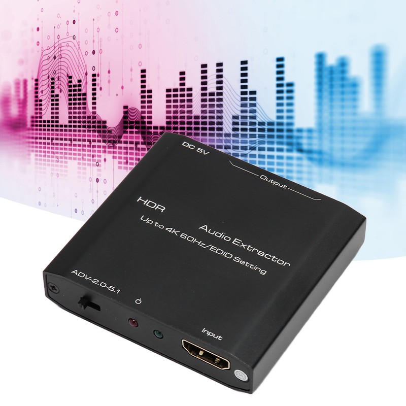 HDR HD Multimedia Interface Sound Extractor Support 4K 60Hz EDID