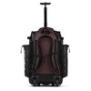 Boombah Catchers Superpack Hybrid Rolling Bat Bag - Black/Maroon -