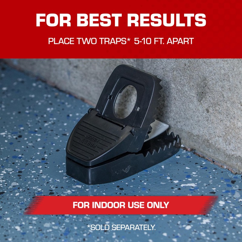 Tomcat Secure-Kill Rat Trap, Features Aggressive Secure Catch Design to