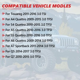 ZDKK Engine Cylinder Head Valve Cover Gaskets Seals Set 06E103149AG Fits for 2009-2014 A6 Quattro 3.0L, for 2011-2015 Q7 3.0L for S4 Quattro A4 Quattro 2009-2015 3.0 TFSI06E103148AG
