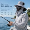 Wide Brim Sun Hat with Neck Flap for Outdoor Travel