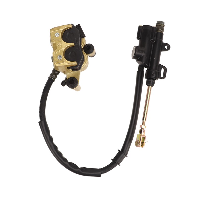 Hydraulic Rear Disc Brake Caliper System With Brake Pads Replacement
