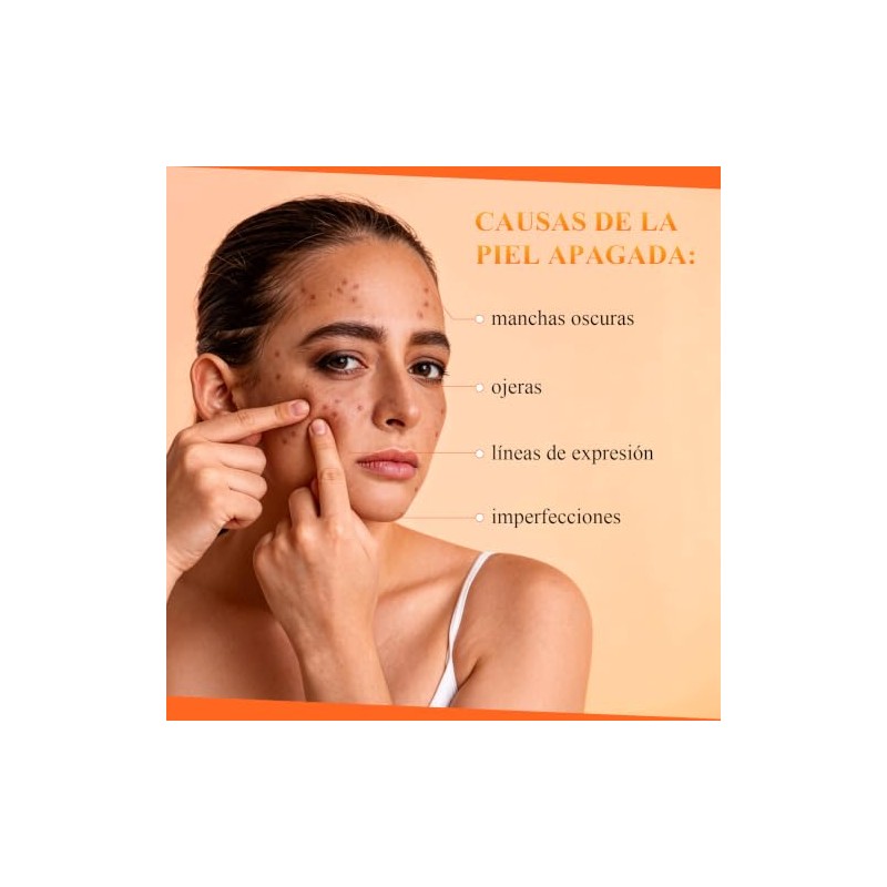 2PCS Crema Hidratante Facial para Atenuar las Manchas Oscuras
