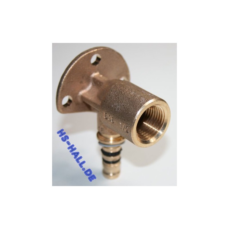 'Geberit Mepla Mixer Connector 16 x 1/2-Inch 52 mm Wall
