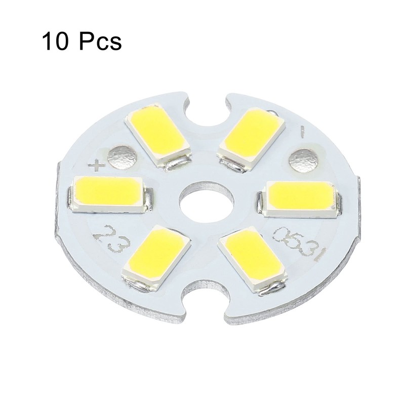 MECCANIXITY COB LED Light Chip Bead 3W 120lm 6000-6500K 23mm