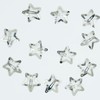 LTSVBO Silver Star Hair Clips 20 Pcs, Metal Non-Slip Snap