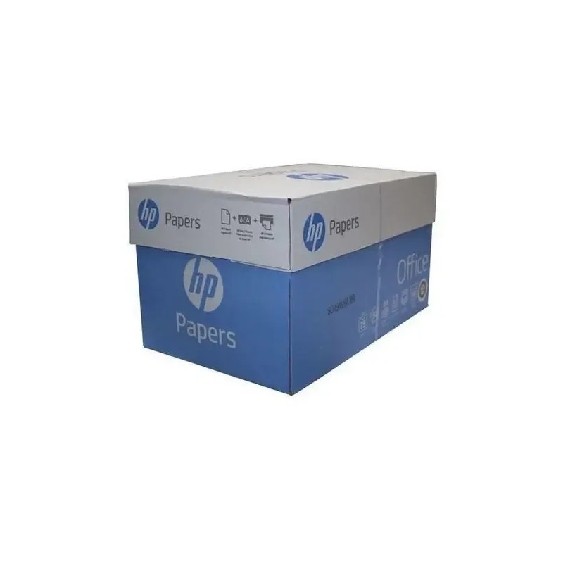 Caja De 5000 Hojas Blancas Hp tamaño carta color blanco