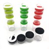 ALEOHALTER Snack Pots 4 Pieces Stackable Storage Jars Portable Lunch