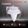 A-Premium 30PCS Nylon Trim Panel Retainer Clip Triple Head Compatible