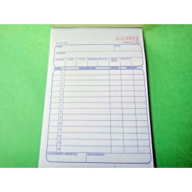 New Sales Order Book Receipt Invoice Duplicate 50 sets Form Carbonless US Seller