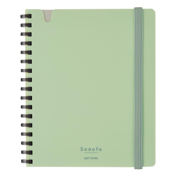 Kokuyo Sooofa A6 Soft Ring Notebook, Transformation, 0.2 inch (4