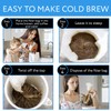 Impresa 30 Pack Cold Brew Paper Filter Bags Compatible Replacement