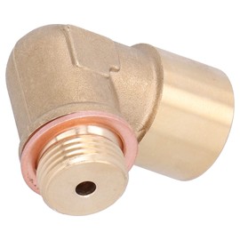 Oxygen Sensor Extender, 90 Degree Angled Oxygen Sensor Extender M18x1.5 Brass Extension Spacer Adapter Universal for Car