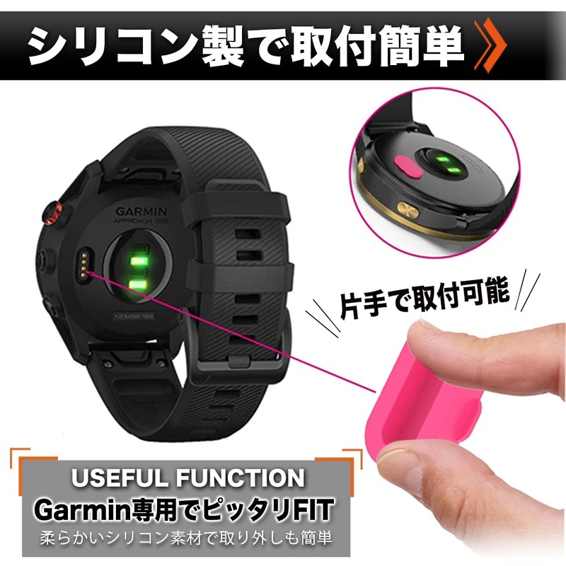 [bellpear] Garmin Compatible Dustproof Plug, Waterproof, Splashproof, Protection, Charging, Terminal
