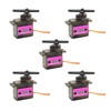 HiRCgo 5pcs MG90D Digital Servo Full Metal Gear Micro Size