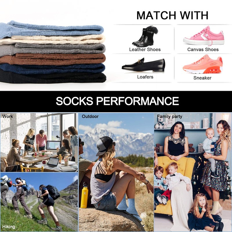 Mcool Mary Womens Socks, Womens Crew Socks Size 9-11 Casual