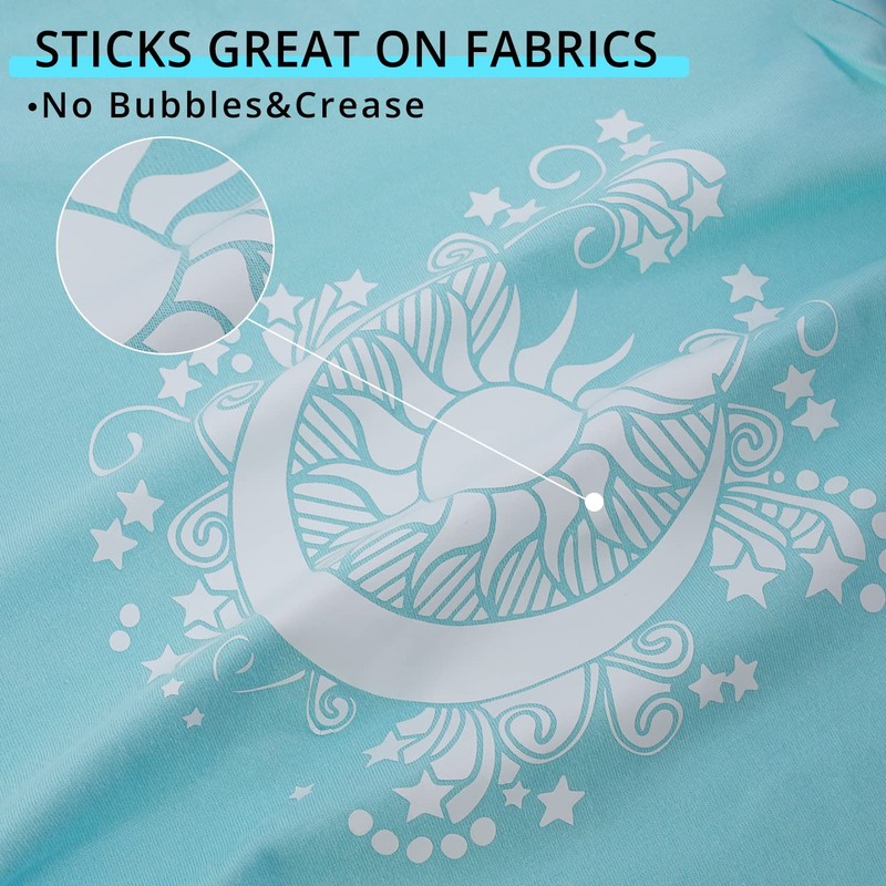 HTVRONT Heat Transfer Vinyl Rolls - 2 Rolls 12" x