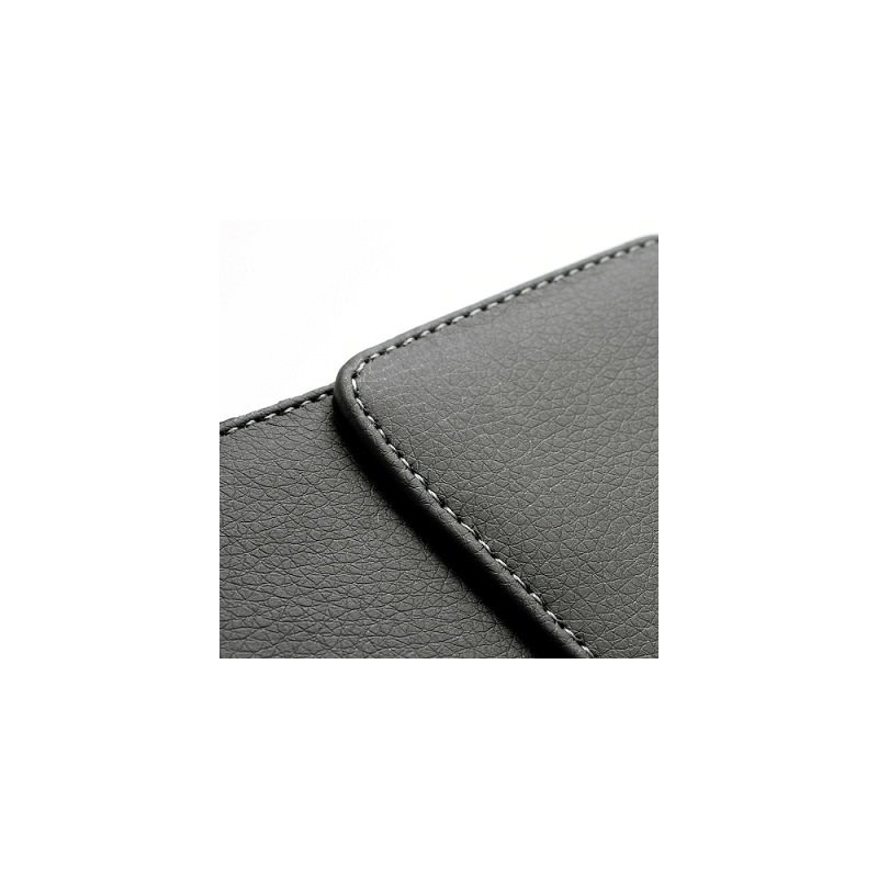 DFV mobile - Gürteltasche Etui mit Metallclip Vertikal Premium Kunstleder