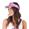 Chaks - Holographic Visor Cap, Shiny Peaked Cap, 80s Baseball