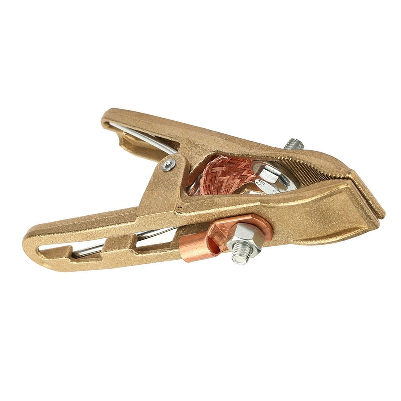 260/300/500A Brass Material A Shape Ground Welding Earth Clamp for