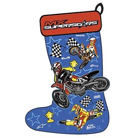 Smooth Industries MX Superstar Holiday Stocking - Blue/Red