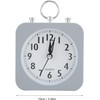 Reloj Despertador Retro Vintage Silencioso con Luz Nocturna y Diseño
