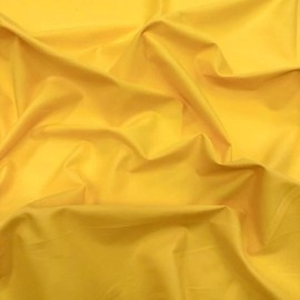 Unbranded Spa Yellow Broadcloth Poly Cotton Fabric by The Yard