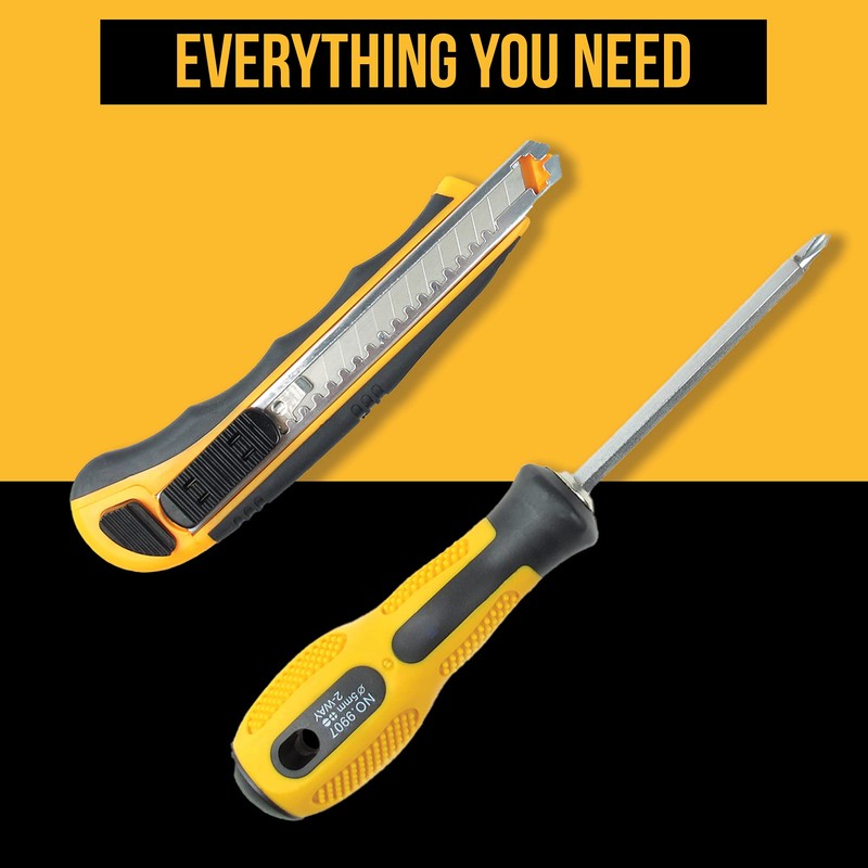 InstallerParts 10 in 1 Network Installation Tool Kit - Cables
