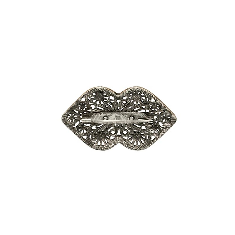 Alpenflüstern Lissy Costume Blouse Brooch, Antique Silver Colour, API077