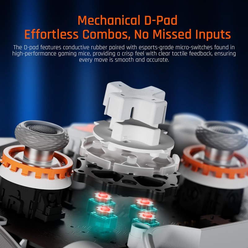 BIGBIG WON BLITZ2 Wireless Controller, 16 Fully Mechanical Micro Switch,