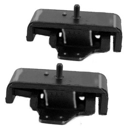 ONNURI Compatible with Nissan 720 2.2L 2.4L 1983-1985 GAS 4WD Front Motor Mount 2PC Set : A6387, A6387 - K0198