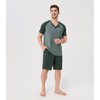 DAVID ARCHY Men's Pajamas Set Summer Cooling Loungewear Ultra-Soft Pjs