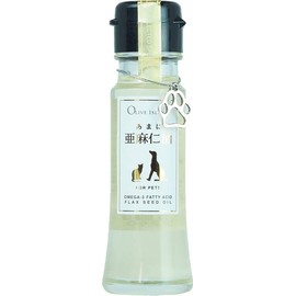 OLIVE ISLAND Oil for Pets, 1.7 fl oz (50 ml), Omega 3 α linoleic acid, linseed oil, linseed oil, linseed oil supplement, pet supplement