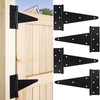 10 Inch T-Strap Gate Hinges, Heavy Duty Shed Barn Door