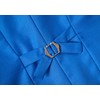 Lycody Chaleco de 3 botones para niños, Azul Real, 2