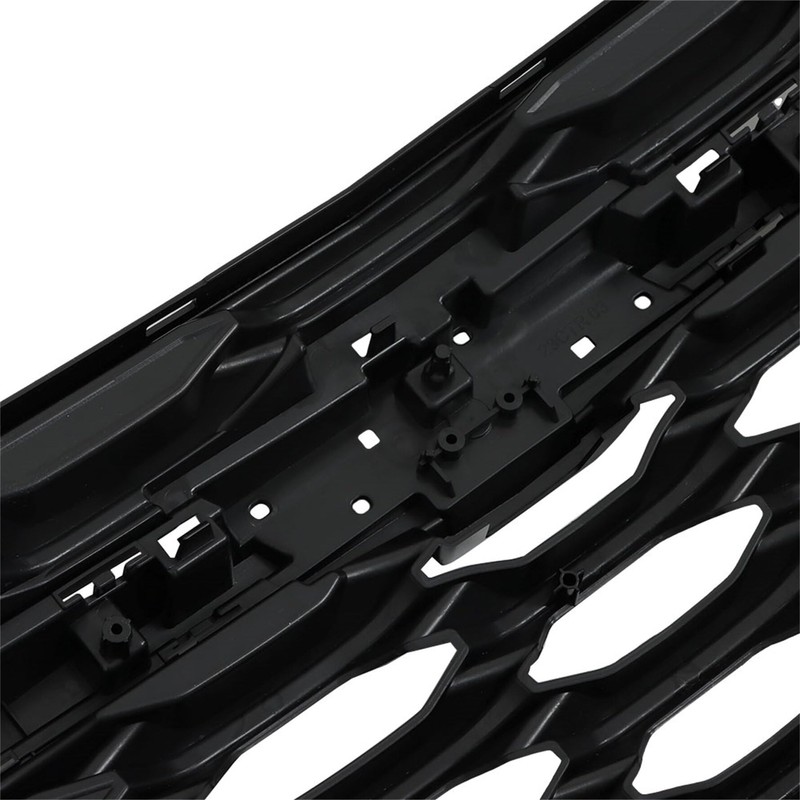 munirater Black Grille Front Bumper Upper and Lower Grill Kit