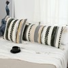Labilin Boho Long Lumbar Pillow Covers 14x36 Farmhouse Decorative Cushion