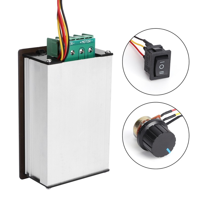 15A DC Motor Speed Governor 6V 12V 24V 36V 48V