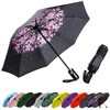 SIEPASA Compact Travel Umbrella - Windproof Auto Open/Close, Small Folding