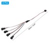 PATIKIL 30CM 1 to 4 ARGB Splitter Cable, 3 Pcs