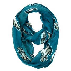 Little Earth 300615-EAGL: Philadelphia Eagles Sheer Infinity Scarf