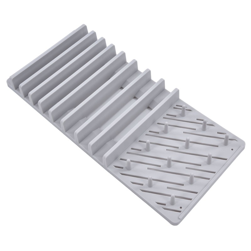 Dish Drying Mat with Rack Water Absorption Folding Design Dish