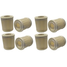 Arrow Pneumatics 3 Micron Replacement Filter Element EK35-3, Particulate Moisture Removing F3 Filters (3um, 08 Pack)