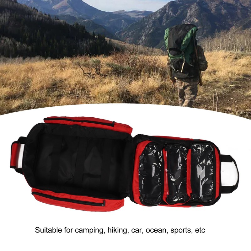Outdoor Emergency Bag 600DPU Oxford Cloth Reflective Stripe First Responder