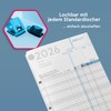 weekview Holiday & Project Planner 2026 A5 Leporello (84 ×