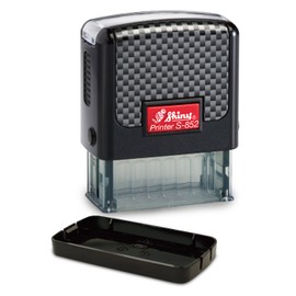 Shiny S-852 Text Stamp 9/16" x 1-1/2" - Customize Online up to Three Lines of Type - Many Fonts - Choose from 15 Ink and Colors