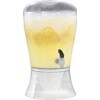 Creativeware 3-Gallon Beverage Dispenser- Poly Prop Beverage Dispenser, Clear