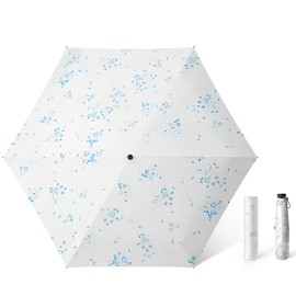 Parasol, UV Protection, 100% Light Blocking, Heat Blocking, Folding Parasol, Lightweight, Compact (2025 Release, 4.6 oz (118 g) & JIS Certified, Folding Umbrella, UV Protection, Windproof, Water