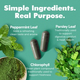 Her Fantasy Box | Body Magic | Chlorophyll Capsules – Vegan Detox & Digestion Support, Gut & Skin Health, Natural Energy Booster – 30 Capsules (200 mg)