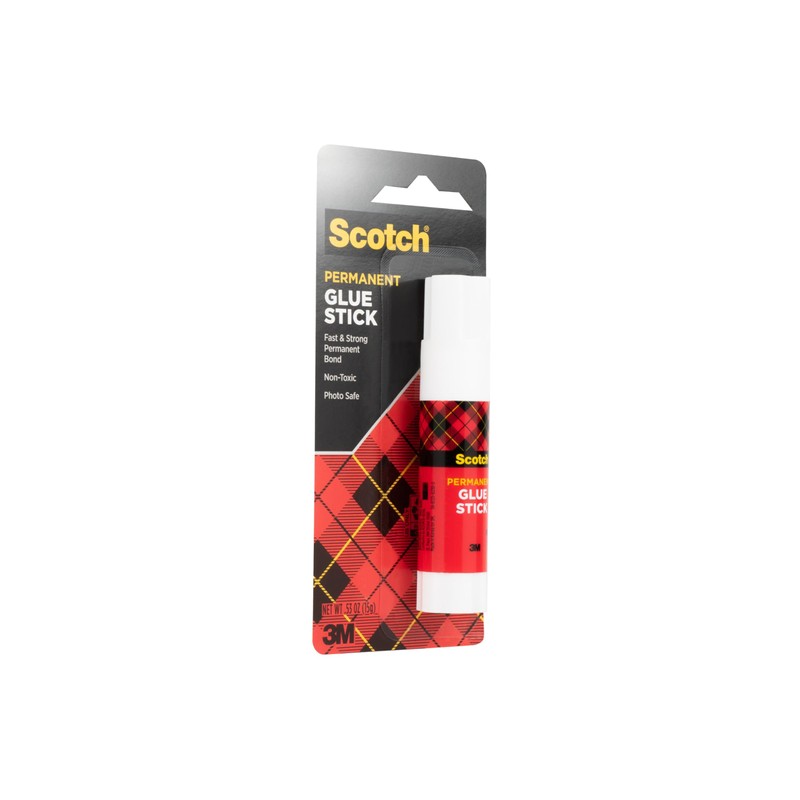 Scotch Glue Stick, .52 oz, Acid Free and Non-Toxic (6015)